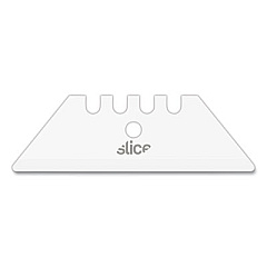 slice Safety Utility Knife Blades, Rounded Tip, Ceramic Zirconium Oxide, 2/Pack (10524)