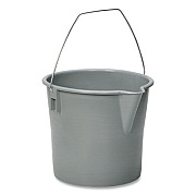 AbilityOne 7240000606006, SKILCRAFT, Utility Pail, Polyethylene, 10 qt, Gray