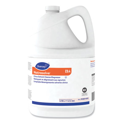 Diversey Natrasolve Citrus Solvent Cleaner/Degreaser, 1 gal, 4/Carton (95881695)