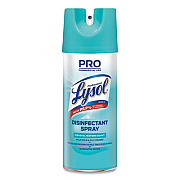 Professional LYSOL Brand Disinfectant Spray, Crystal Waters, 12.5 oz Aerosol Spray, 12/Carton (84044CT)