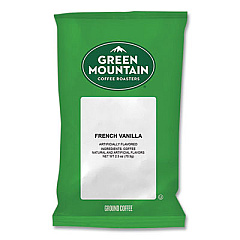 Green Mountain Coffee French Vanilla Coffee Fraction Packs, 2.5 oz, 18/Box (386606)