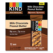 KIND Milk Chocolate Bars, Milk Chocolate Peanut Butter, 1.4 oz Bar, 12/Box (28352)