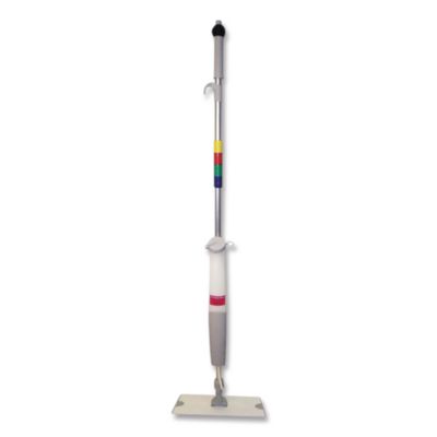 O'Dell Advantage+ Bucketless Mop, 16" Frame, White/Silver Metal Handle (BWMS16)