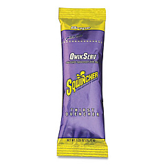 Sqwincher Thirst Quencher QwikServ Electrolyte Replacement Drink Mix, Grape, 1.26 oz Packet, 8/Pack (060904GR)
