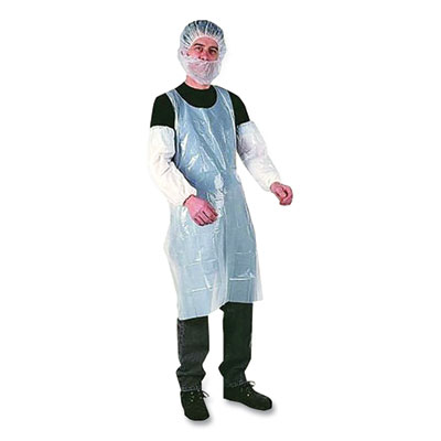 AMBITEX Disposable Foodservice Apron, White, 28 x 46, 100/Box (P2846BX)