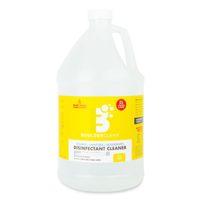 Boulder Clean Disinfectant Cleaner, 128 oz Bottle, 4/Carton (003137CT)