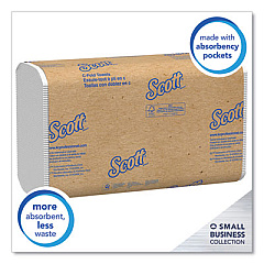 Scott Essential C-Fold Towels for Business, Convenience Pack, 1-Ply, 10.13 x 13.15, White, 200/Pack, 9 Packs/Carton (03623)