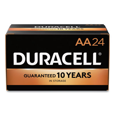 Duracell CopperTop Alkaline AA Batteries, 24/Box (MN1500B24)