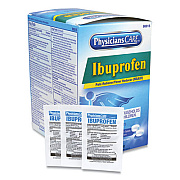 PhysiciansCare Ibuprofen Tablets, Two-Pack, 50 Packs/Box (90015)