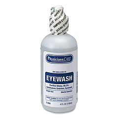 PhysiciansCare by First Aid Only First Aid Refill Components Disposable Eye Wash, 4 oz. Bottle (7006)