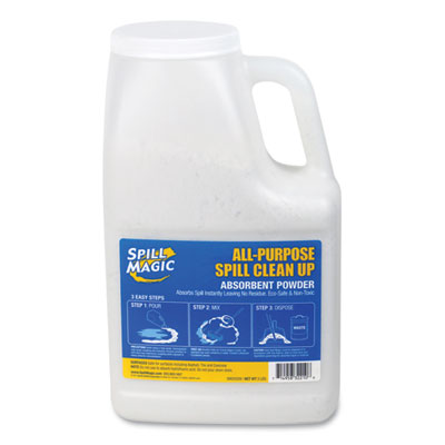 Spill Magic Sorbent, 4 qt, 3 lbs Bottle (SM202DB)