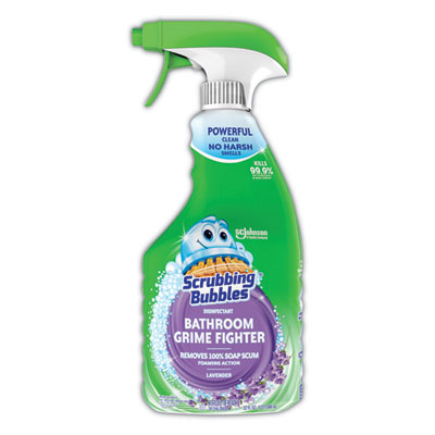 Scrubbing Bubbles Bathroom Grime Fighter, Lavender Scent, 32 oz Spray Bottle (306371EA)