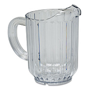 Rubbermaid Commercial Bouncer Plastic Pitcher, 32oz, Clear (3336CLE)