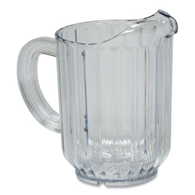 Rubbermaid Commercial Bouncer Plastic Pitcher, 32oz, Clear (3336CLE)