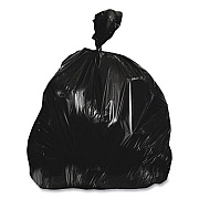 Heritage Linear Low-Density Can Liners, 33 gal, 0.9 mil, 33 x 39, Black, 150/Carton (H6639TK)