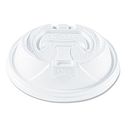 Dart Optima Reclosable Lids for Paper Hot Cups, Fits 12 oz to 24 oz Hot Cups, Plastic, White, 1,200/Carton (OPT1224TG)