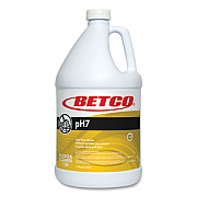 Betco pH7 Floor Cleaner, Lemon Scent, 1 gal Bottle (1380400EA)