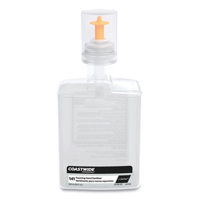 Coastwide Professional 70% Alcohol Foaming Hand Sanitizer Refill for J-Series Dispensers, 1,200 mL Cartridge, Unscented, 2/Carton (JSRHSF)