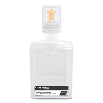 Coastwide Professional 70% Alcohol Gel Hand Sanitizer Refill for J-Series Dispensers, 1,200 mL Cartridge, Unscented, 2/Carton (JSRHSG)