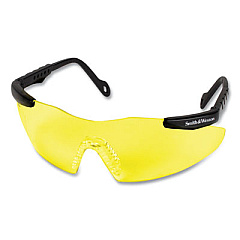 Smith & Wesson Magnum 3G Safety Eyewear, Frameless, Yellow/Amber Single Lens, 12/Box (19826)