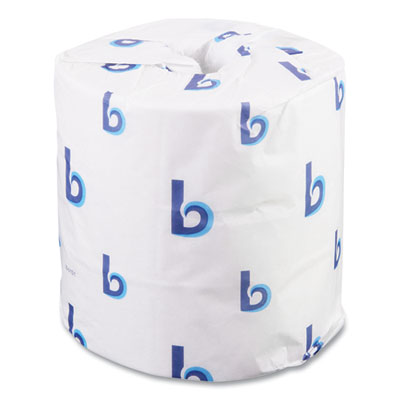 Boardwalk Two-Ply Toilet Tissue, Septic Safe, White, 4.5 x 4.5, 500 Sheets/Roll, 96 Rolls/Carton (6155B)