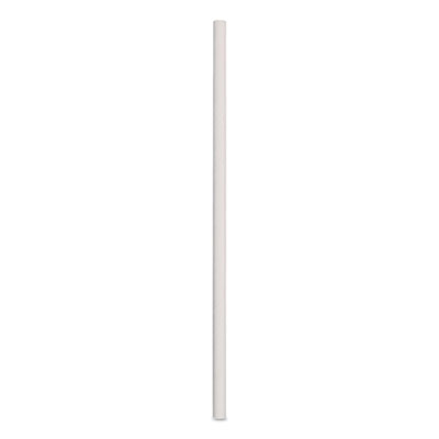 Hoffmaster Compostable Paper Straw, 7.75", White, 300/Box, 16 Boxes/Carton (600195)
