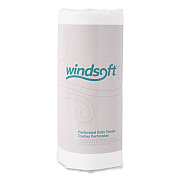 Windsoft Kitchen Roll Towels, 2-Ply, 11 x 8.5, White, 85/Roll, 30 Rolls/Carton (122085CTB)