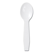 AmerCareRoyal Polystyrene Taster Spoons, Plastic, 3", White, 3,000/Carton (RTS3000)