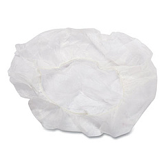 AmerCareRoyal Latex-Free Operating Room Cap, Polypropylene, White, 21", 100 Caps/Pack, 10 Packs/Carton (RP110NW)