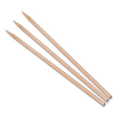 AmerCareRoyal Bamboo Skewers, Paper, 5.5", Brown, 10,000/Carton (R814)