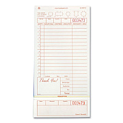 AmerCareRoyal Guest Check Loose-Pack Refill, 15 Lines, Three-Part Carbonless, 4.2 x 8.5, 200 Forms/Pad, 10 Pads/Carton (GC49973)