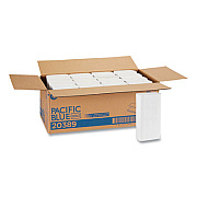 Georgia Pacific Professional Pacific Blue Select Folded Paper Towels, 1-Ply, 9.2 x 9.4, White, 250/Pack, 16 Packs/Carton (20389)