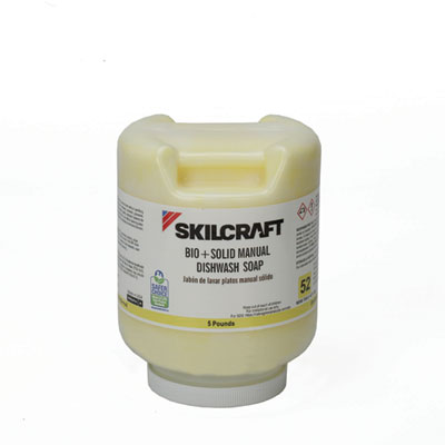 AbilityOne 7930016717469, SKILCRAFT, Bio+ Manual Dish Soap. 5 lb Bottle, 2/Carton