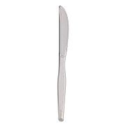 Dixie Heavyweight Polystyrene Cutlery, Knife, Plastic, Clear, 1,000/Carton (KH017)