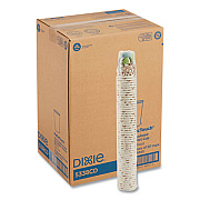 Dixie PerfecTouch Paper Hot Cups, 8 oz, Coffee Haze Design, 50/Sleeve, 20 Sleeves/Carton (5338CD)
