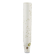Dixie Pathways Paper Hot Cups, 16 oz, White/Brown, 50/Pack (2346PATHPK)