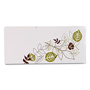 Dixie Fast-Top One-Piece Paperboard Take-Out Box, Pathways Theme, 7 x 4.25 x 2.75, White/Green/Maroon, 250/Carton (960PATH)