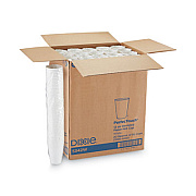 Dixie PerfecTouch Hot/Cold Cups, 12 oz, Paper, White, 50/Bag, 20 Bags/Carton (5342W)