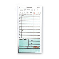 AmerCareRoyal Guest Check Book, Two-Part Carbonless, 4.2 x 8.6, 1/Page, 50 Forms/Book, 50 Books/Carton (GC49002)