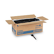 Dixie Plastic Cutlery, Heavyweight Soup Spoon, Black, 1,000/Carton (SH517)