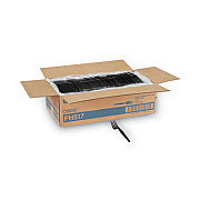 Dixie Plastic Cutlery, Heavyweight Fork, Black, 1,000/Carton (FH517)
