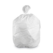 Heritage Linear Low-Density Can Liners, 30-35 gal, 0.9 mil, 30 x 45, White, 200/Carton (H6045TW)