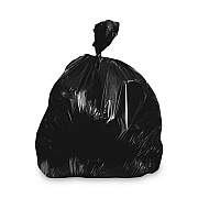 Heritage Linear Low-Density Can Liners, 96 gal, 2 mil, 57" x 75", Black, 50/Carton (K1475QK)