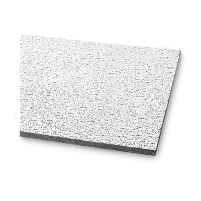 Armstrong Fissured Ceiling Tiles, Square Lay-In (0.94"), 24" x 48" x 0.63", White, 12/Carton (755B)