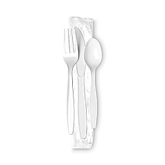 Dixie Heavyweight Polystyrene Cutlery, Fork/Knife/Spoon, Champagne, 250/Carton (CH16C7)