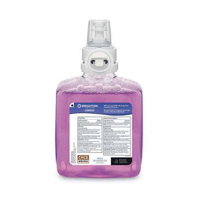 Brighton Professional BP8 Foam Hand Soap Refill, Fruity, 1,200 mL, 2/Carton (51954)