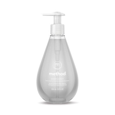 Method Gel Hand Wash, Sea Minerals, 12 oz Pump Bottle, 6/Carton (00162CT)