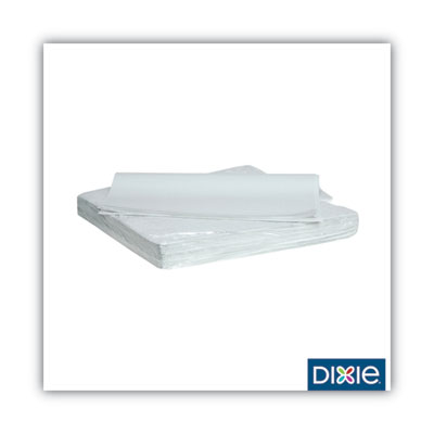 Dixie All-Purpose Food Wrap, Dry Wax Paper, 14 x 14, White, 1,000 Sheets/Pack, 4 Packs/Carton (GRC1414)