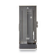 Dixie SmartStock Dining Utensil Dispenser, Holds 120 Knives, 10 x 8.78 x 24.75, Smoke (SSKPD120)
