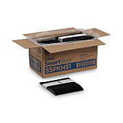 Dixie SmartStock Plastic Cutlery Refill, Series-O, Heavyweight Knife, Black, 40/Pack, 24 Packs/Carton (SSPKH51)